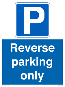 Reverse parking only